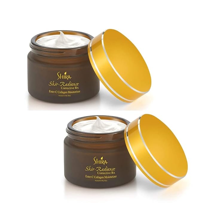 Shir-Radiance Corrective Rx Ester-C Collagen Moisturizer Rich In Vitamin C Protection From UVA UVB Rays Fine Lines And Wrinkles.(Pack-2, 50ml)