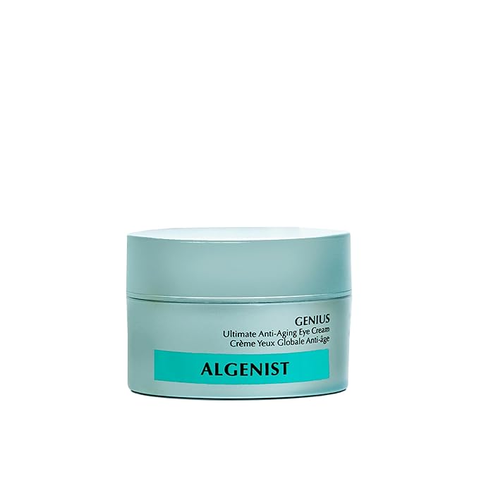 Algenist GENIUS Ultimate Anti-Aging Eye Cream - Firming Under Eye Cream with Collagen + Microalgae Oil - Helps to Visibly Plump, Smooth and Restore Radiance To Delicate Eye Area (15ml)