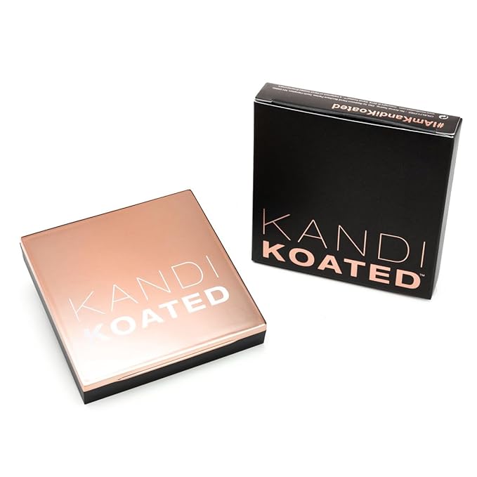 Kandi Koated Throwing Shades Eyeshadow Quads [Blue Lagoon] Mini Eye Shadow Palette Kandi Burruss | Richly Pigmented, Paraben-Free, Cruelty-Free Pigments | Beauty & Makeup