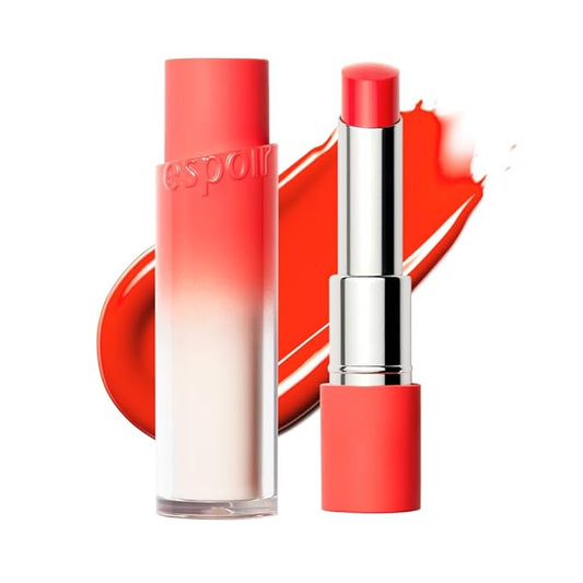 Espoir Lipstick Nowear Balming Glow #1 Vividy 0.1oz | Lightweight Moisturizing Lip | Long-Lasting Vibrant Color | Non-Sticky Softness for Chapped Lip Balm | Vegan Cruelty-Free | Korean Lip Makeup