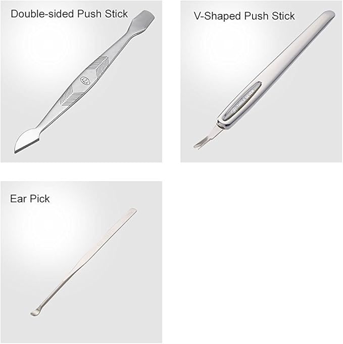 World No.1 THREE SEVEN 777 Manicure Pedicure All-in-One Grooming Kit - Nail Clippers (11 PC, TS-16000VC) Hard Case International Version (Silver)