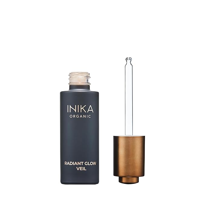 INIKA Organic Radiant Glow | Illuminate + Prime Organic Natural Makeup Primer with Skincare Ingredients