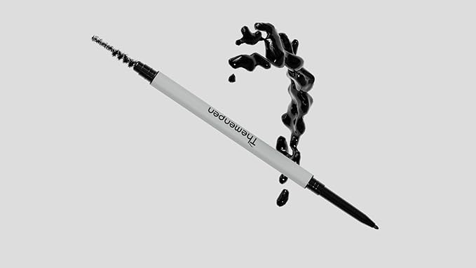 The Men Pen-Waterproof Eyebrow & Beard Filling Pen for Men | Microblading Effect | Waterproof, Sweatproof | Beard & Mustache Hair Darkener | 1 Ounce | Dark Brown