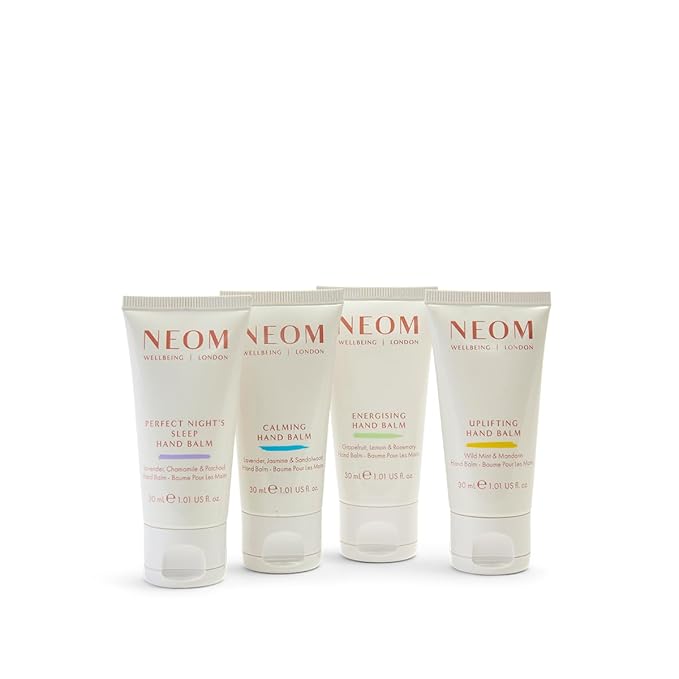 Neom- Moments of Wellbeing in the Palm Of Your Hand Gift Set | 4x30ml Luxury Hand Creams | Mother's Day | Gift | Essential Oil…