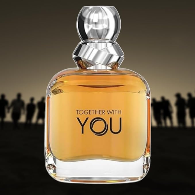 Together With You, Men's Eau de Parfum (EDP) 3.4 FL. Oz (100ml), Men’s Perfume with Notes of Melon, Pink Pepper, Violet, Mint, Cardamom, Pineapple, Cinnamon, Sage, Lavender, Vanilla, Chestnut