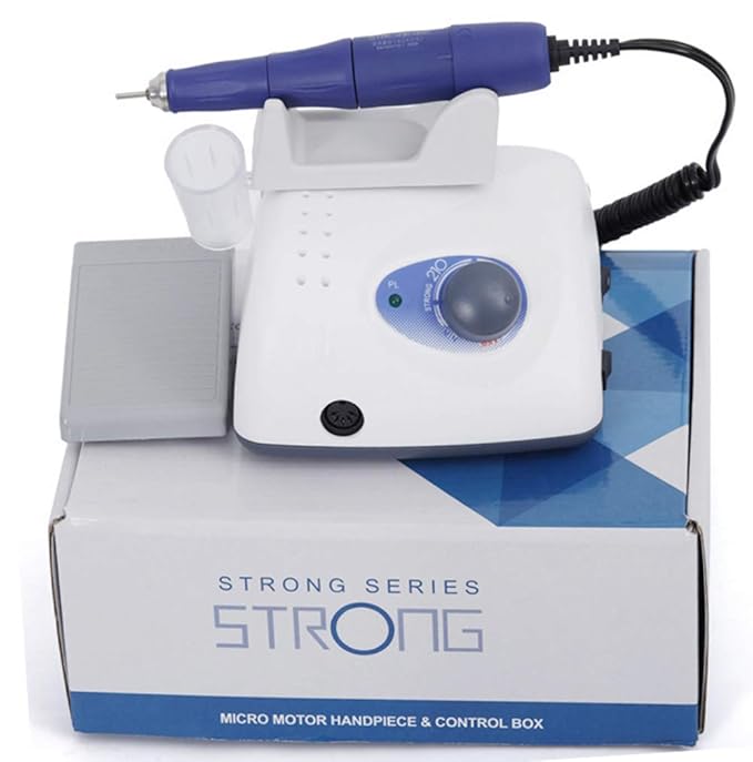 SERZG-- Professional 35000RPM Nail Drill Polisher Acrylic Electric Nail Files Machine Drill Bit Finger Toe Nail Care Supplies Set Home Salon Equipment