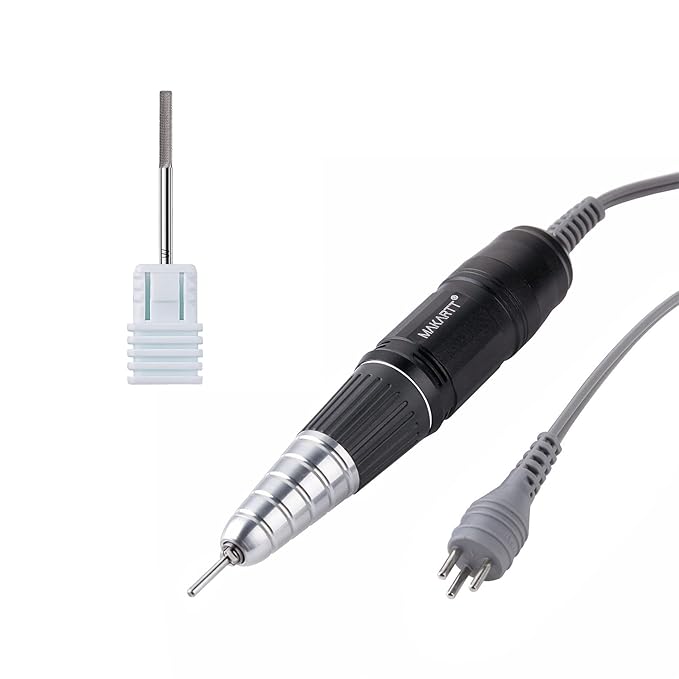 Makartt Nail Drill Handpiece for Up200 Machine Bundle With 3XF Nature Nail Buffer Bit