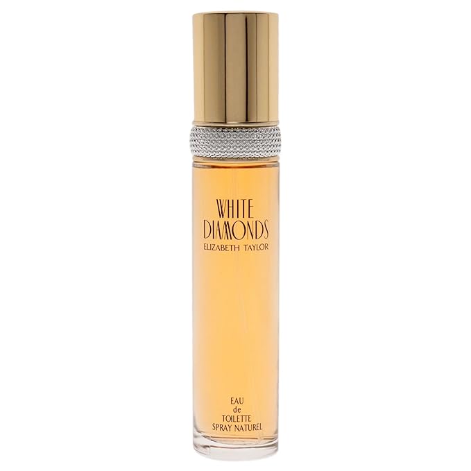 Elizabeth Taylor Women's Perfume, White Diamonds, Eau De Toilette EDT Spray, 1.7 Fl Oz