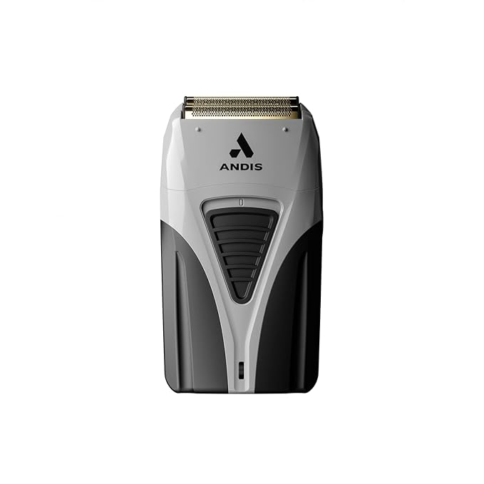 Andis TS-2 17255 Pro Foil Lithium Titanium Foil Shaver, Cord/Cordless, Smooth Shaving Cordless Shaver with Charger, Black