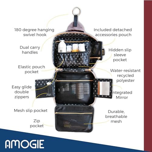 Toiletry Travel Kit | Large Toiletry Bag for Men, Shaving Bag for Men's Travel