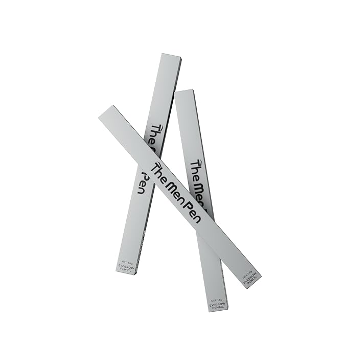 The Men Pen-Waterproof Eyebrow & Beard Filling Pen for Men | Microblading Effect | Waterproof, Sweatproof | Beard & Mustache Hair Darkener | 1 Ounces - 3 Pack Light Brown