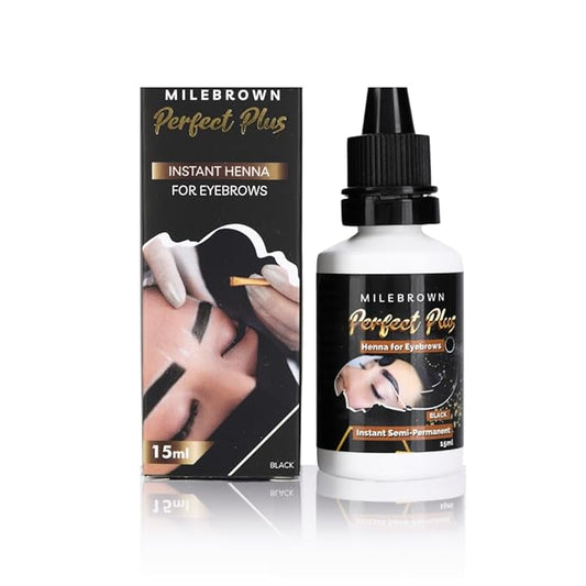 Eyebrow Henna, for natural-looking coloring, 15 ml (Black)