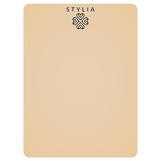 Stylia Microblading Practice Fake Skin Sheet for Eyebrow Tattoo, Fake Skin for Tattoo, Micro Blading Needling, Eye Brow Makeup, Tattoo Skin Practice Kit Supplies (12Pieces- Inkless Blank Double Sided)