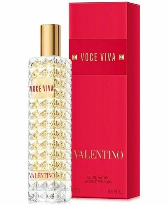 Valentino Voce Viva Perfume for Women Mini Eau de Parfum Travel Spray 0.5 Ounce