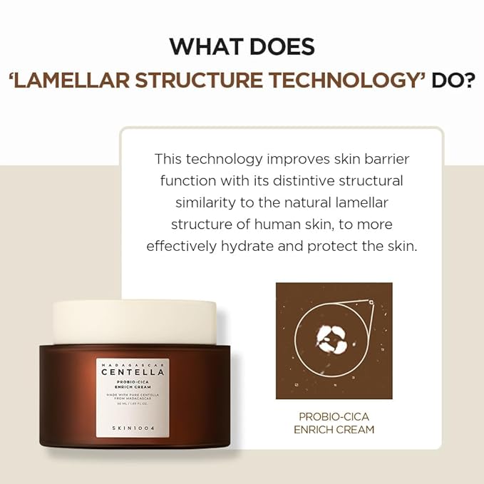 SKIN1004 Madagascar Centella Probio-Cica Intensive Ampoule 50ml and Probio-Cica Enrich Cream 50ml Bundle