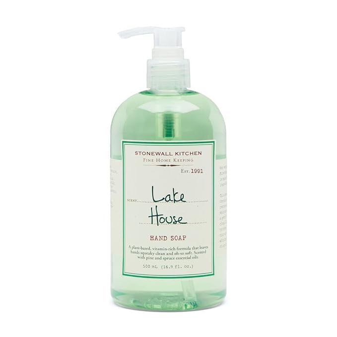 Stonewall Kitchen Lake House Hand Soap, 16.9 ounces (Pack of 2)