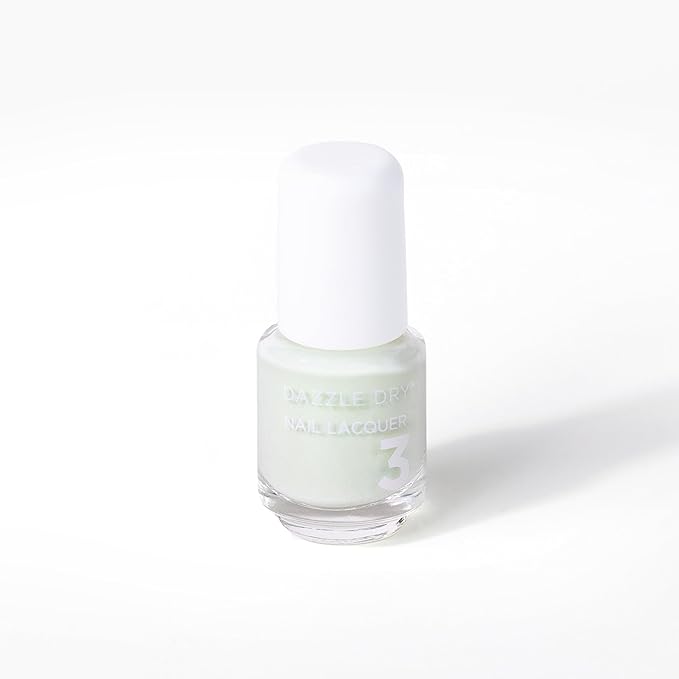 Dazzle Dry Nail Mini Lacquer (Step 3) - Honeydew - A pale minty green with yellow undertones. Semi-sheer cream. (0.17 fl oz/ 5 Manicures)