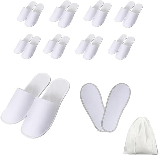 Disposable Home Slippers, Disposable Hotel Slippers Indoor Disposable Adult Spa Slippers for US Men