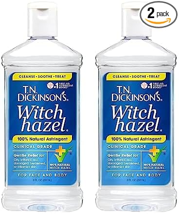 Dickinson's Witch Hazel Astringent, 8 Ounce (Pack of 2)