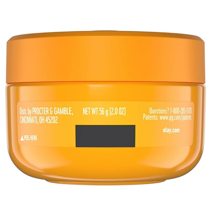 Olay Bright & Even Vitamin C with Lactic Acid Face Moisturizer, 2 oz Lightweight Brightening Face Cream for Uneven Skin Tone, Recyclable Eco Jar Packaging, Value Size