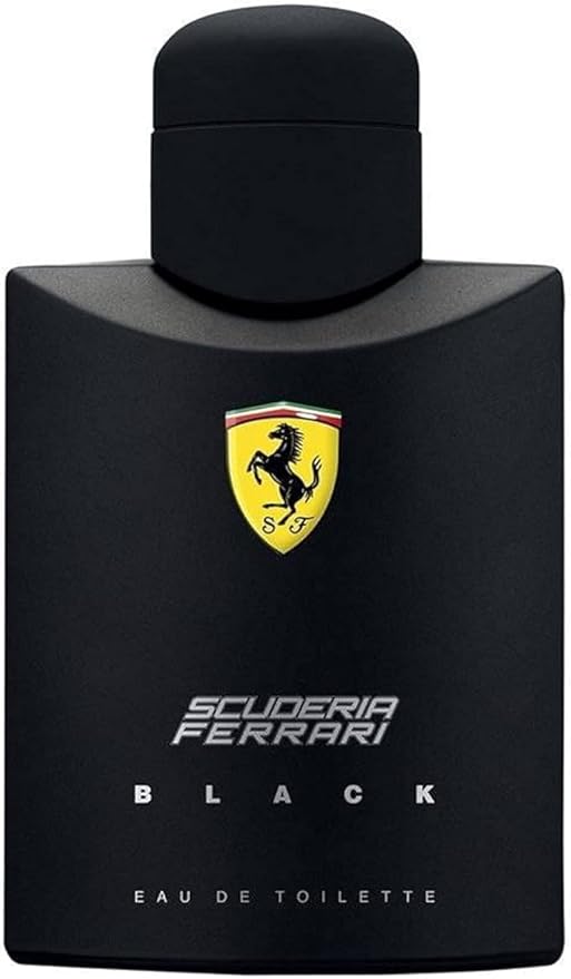 Ferrari Scuderia Black Eau De Toilette Spray For Men, 4.2 Ounce