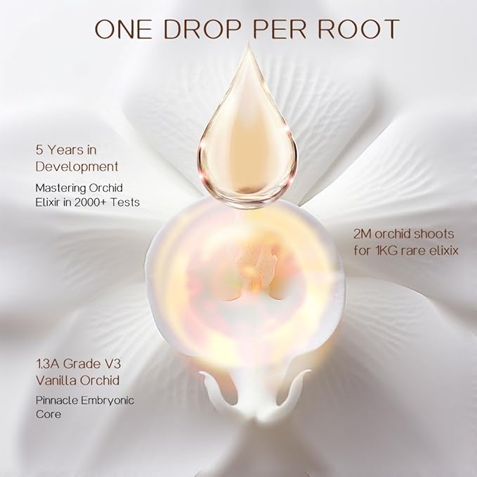 Orchid Hydration Facial Oil Revitalized Toned Treatment Repair Nourish Activating Face Oil with Pure Plant-Derived for Dry and Sensitive Skin 0.23 fl.oz