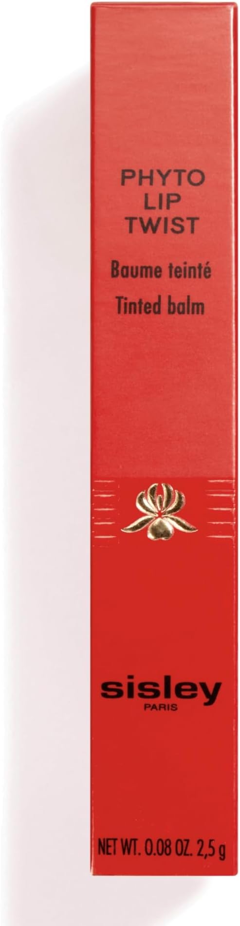 Sisley Paris Phyto-Lip Twist, 15 Nut - Tinted Lip Balm - Plumps & Smooths Lips - Smooth, Glide-On Texture - Shiny Finish