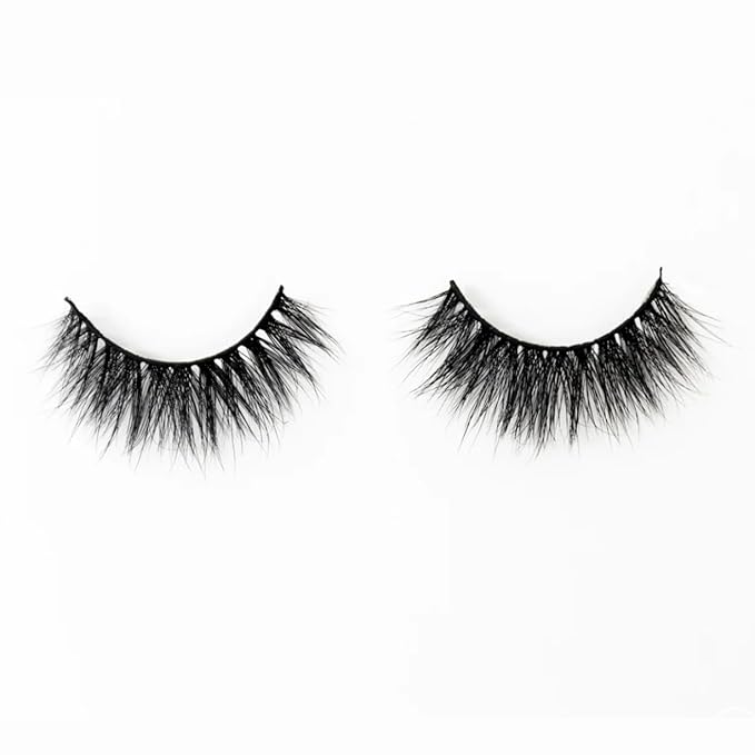 3D Mink Lashes | Luxury Real Mink Eyelashes Cruelty-Free False Lashes Reusable, Maximum Volume 18mm-25mm Wispy and Fluffy Real Mink Lashes (Rose)