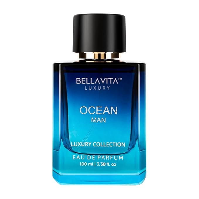 OCEAN Eau De Parfum for Men (3.48 fl. oz.) | Aquatic Perfume for Men | Notes: Aqueous, Fresh, Orchid, Floral | Family: Citrus, Marine, Woody | Vegan & cruelty free
