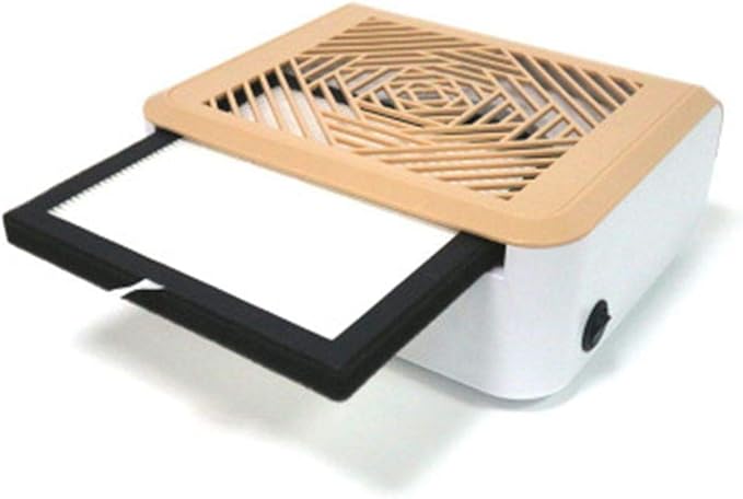 45W Nail Dust Collector, DIY Fingernail Art Design Tools High Power Salon Vacuum Cleaner Professional Pedicure Manicure Machine (Purple)