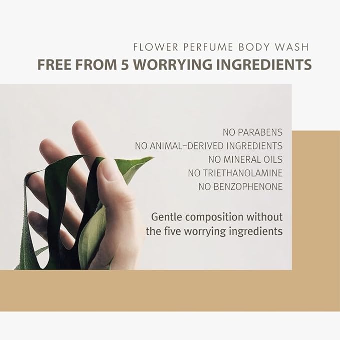 Flower Perfume Body Wash 31.7 fl oz, 900 ml (Purple - Lavender & Lilac)