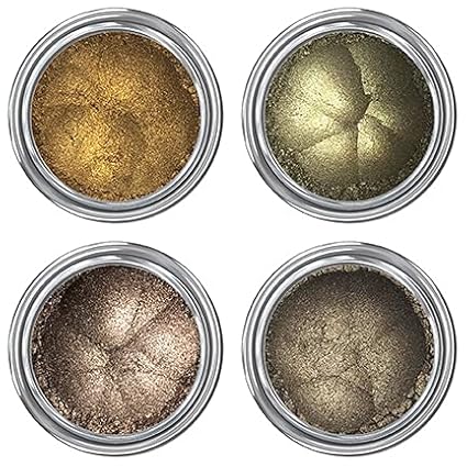 Concrete Minerals Metallic Eyeshadow, Silky- Smooth and Highly Pigmented, Longer-Lasting With No Creasing, 100% Vegan and Cruelty Free, Handmade in USA, 8 Grams Loose Mineral Powder (Jinxed)