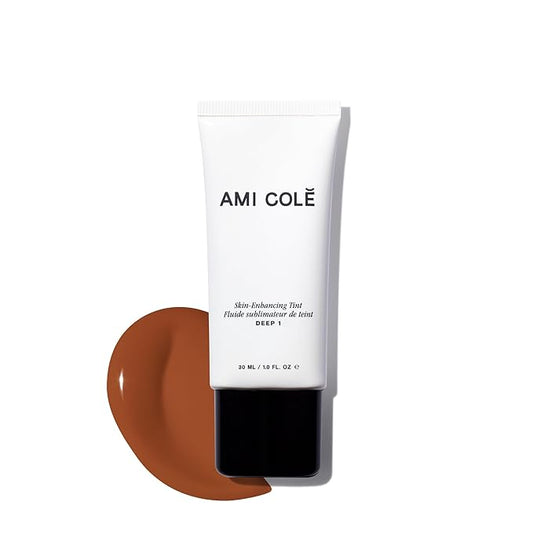 AMI COLÉ Skin-Enhancing Tinted Moisturizer (Deep 1 - deep brown with neutral undertones), 1 oz