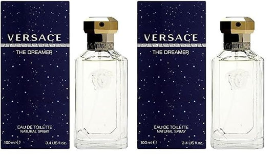 Versace The Dreamer for Men 3.4 oz Eau de Toilette Spray (Pack of 2)