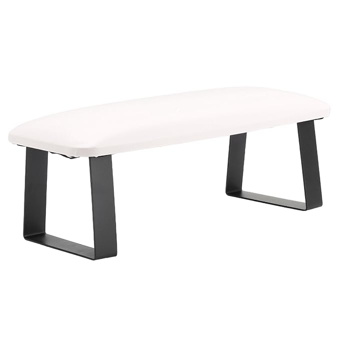 VOCOSTE Arm Rest for Nails Tech, Non-Slip Nail Arm Rest, Manicure Hand Rest with Detachable Brackets, Hand Rest for Nails Tech, Nail Hand Rest, White