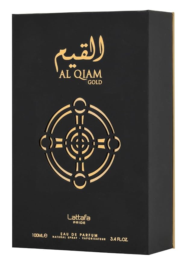 Lattafa Perfumes Al Qiam Gold for Unisex Eau de Parfum Spray, 3.4 Ounce
