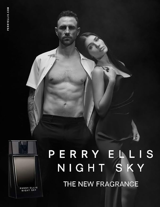 Perry Ellis Night Sky - Men's Cologne - 3.4 fl oz Eau de Toilette - bergamot, anise, pear, fig, geranium, lavender, fir balsam, vanilla, vetiver, sandalwood