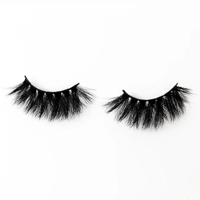 3D Mink Lashes | Luxury Real Mink Eyelashes Cruelty-Free False Lashes Reusable, Maximum Volume 18mm-25mm Wispy and Fluffy Real Mink Lashes (Forbidden Fruit)