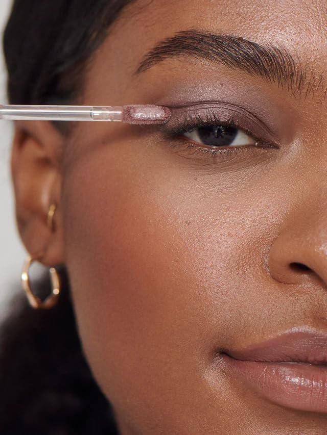 ILIA - Chromatic Liquid Powder Eye Tint | Non-Toxic, Vegan, Cruelty-Free, Quick-Dry, Crease-Resistant, No Budge Color (Dim, 0.12 fl oz | 3.5 ml)