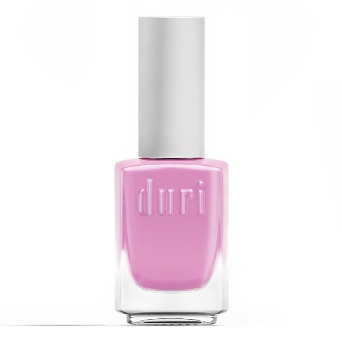 duri Nail Polish, GBD-206 Love Is Blind, 2 Pastel Cols, Light Pink and Purple, Fast Drying, Glossy Finish, 0.45 Fl Oz each