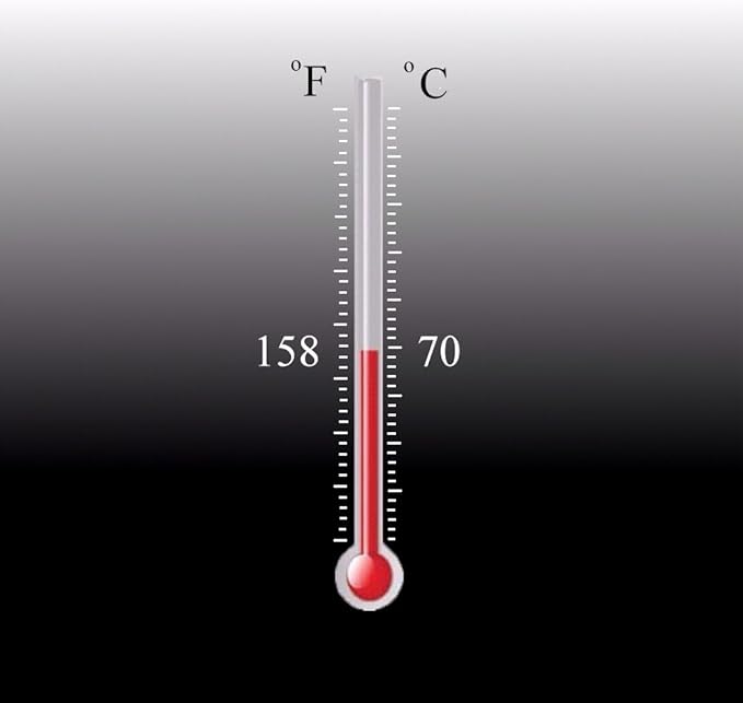 Atlanta Chemical Engineering Temperature Activated Thermochromic Powder Pigment Black Changing to COLORLESS (Translucent White) at 158F/70C Perfect for Electronics Overheating Indicator