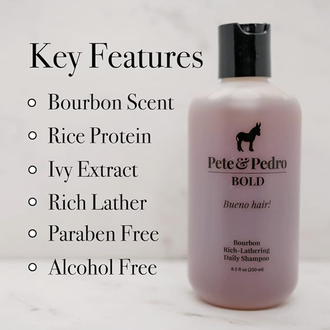 Pete & Pedro BAD BOY KIT - Mucho, Macho, Manly Men's Bodywash & Haircare Set | Bold Shampoo, Cowboy Conditioner, and Desperado Body Wash | As Seen on Shark Tank, Set of 3 Products