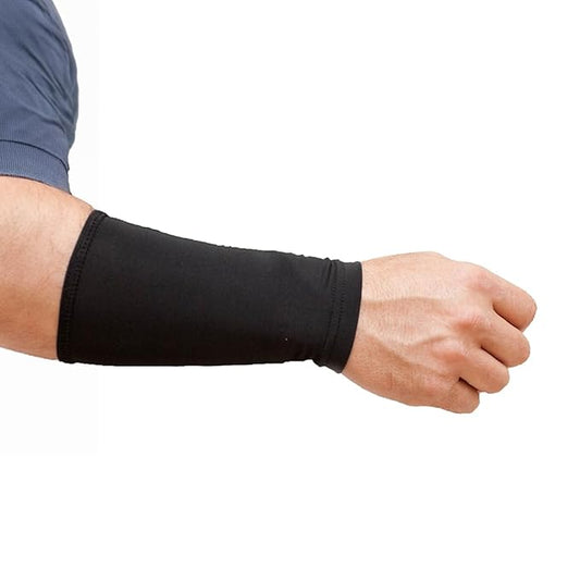 Tattoo Cover Up Concealer Sleeve, 2-PACK, Lower Arm or Ankle coverage, UPF 50 Protection, Slip Free, for Men & Women (Unisex), BLACK, ONE SIZE