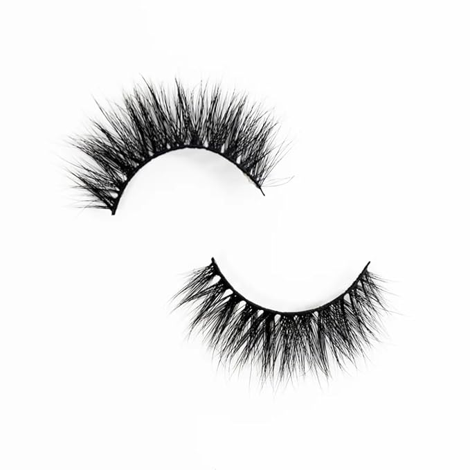 3D Mink Lashes | Luxury Real Mink Eyelashes Cruelty-Free False Lashes Reusable, Maximum Volume 18mm-25mm Wispy and Fluffy Real Mink Lashes (Rose)