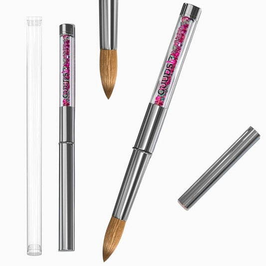 Acrylic Nail Art Brush – Kolinsky Brush for Acrylic Application – Ultra-Precise, Durable & No Shedding – Perfect for Salon, DIY & Pro Use - Enhance Your Skills with GUUDSUP - Size 12