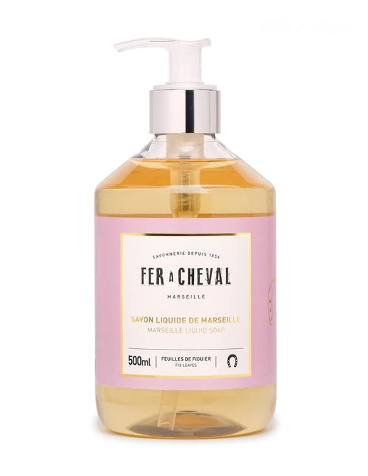 Fer a Cheval Marseille Liquid Soap - Fig Leaves, 500 ml