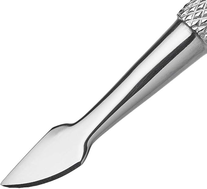 Rui Smiths Professional Double Ended Stainless Steel Metal Pusher (Cuticle Pusher) Bundle - Styles No. 111 and 113