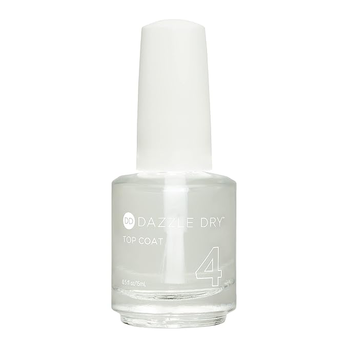 Dazzle Dry Step 2 - Base Coat + Step 4 - Top Coat (0.5 oz /15 mL each)