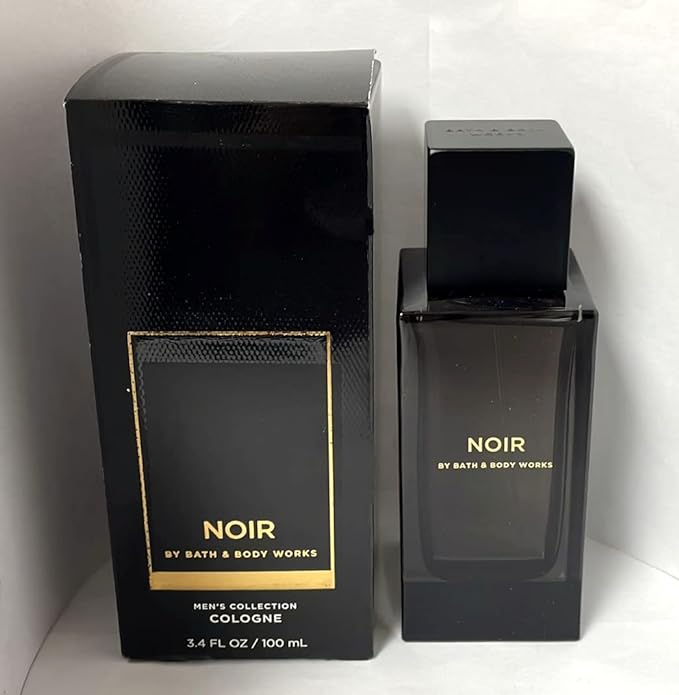 Bath and Body Works Noir Men's Collection Cologne 3.4 Ounce New Packaging