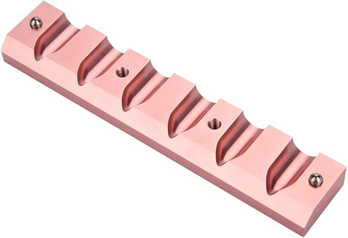 Ymiko 12.1 Dual-Use Lipstick Maker - 6 Cavity Lipstick & Lip Balm Maker, Rose Gold Aluminum Alloy